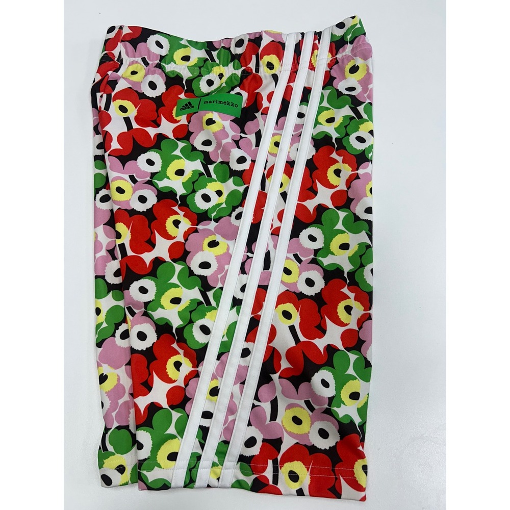 AdidasxMarimekko Unikko Floral Bike Short Women‎ XS Colorful Athletic Activewear